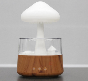 450ml <strong>7</strong> Colorful Light Air Humidifier Essential Oil Diffuser Atomizer Freshener Mist Sprayer Home Rain Cloud Humidifier Mushroom - Product Image 6