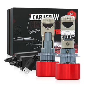 Mini Len LED A10 H4 ampul H7 LED far düşük işın projektör 9005 HB3 9006 HB4 80W otomobiller ampul Conversion dönüşüm kiti - Product Image 1