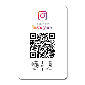Design personalizzato Ntag213 NFC Google Review Card NFC scheda Google revisione con codice QR - Product Image 5