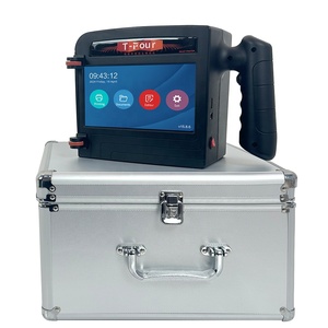Macchina portatile del codificatore astuta della stampante a getto d'inchiostro per la scatola di cartone & la data di tempo stampa del codice di lotto sul tipo di plastica della piastra del Tij - Product Image 1