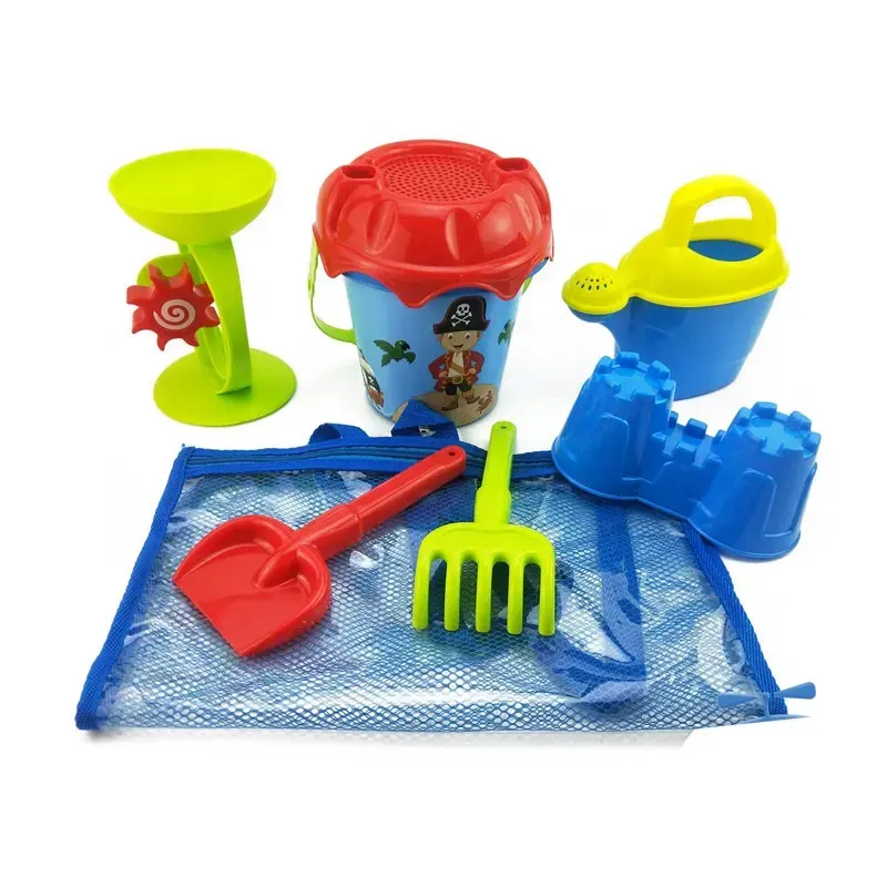EPT 장난감 신상품 맞춤형 여름 플라스틱 해변 모래 장난감 세트, 어린이를위한 야외 실리콘 아기 해변 장난감