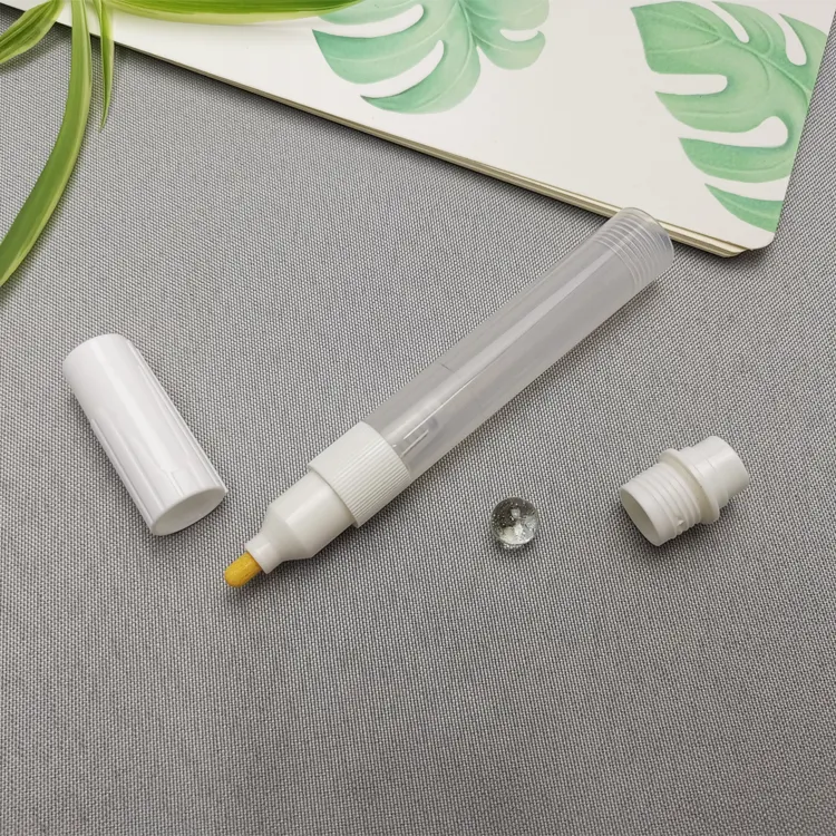 New mold wholesale 5mm tip empty marker plastic empty barrel marker pen to refill ink