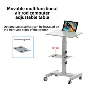 Có thể gập lại của nhãn hiệu Lift máy tính xách tay bàn đồ nội thất văn phòng cho các trường học & Bệnh Viện cho máy in máy tính xách tay điện thoại di động giỏ hàng bằng gỗ & vật liệu kim loại - Product Image 2