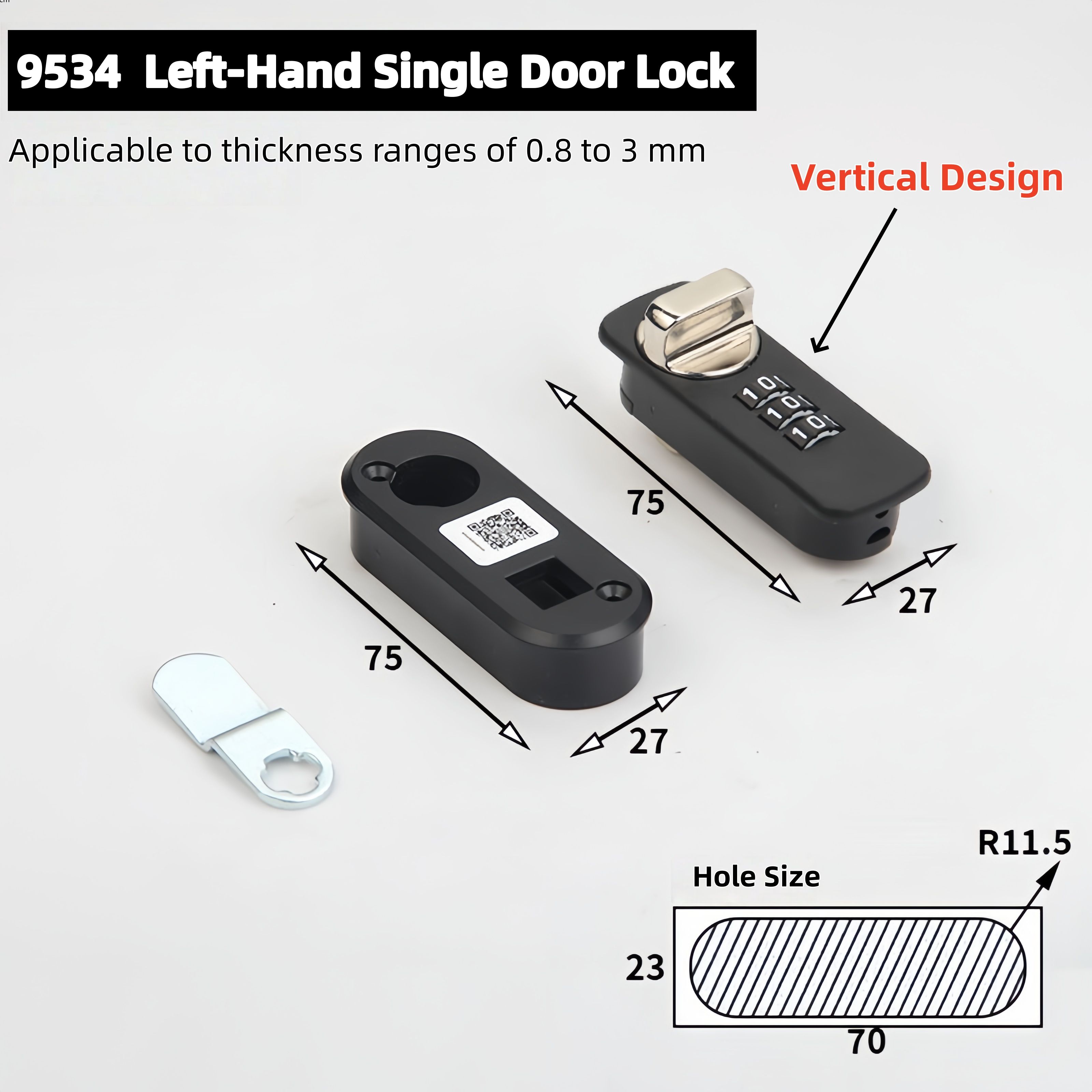 Left-Hand Double Door Lock