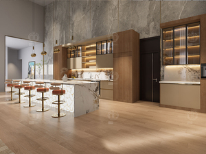 Foshan Furniture Italian Luxury One-Stop Furniture Project Solution 3D Max Rendering Diseño de interiores Decoración para el hogar - Product Image 4