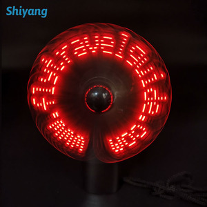 Benutzerdefinierte software programm led-anzeige mini fan selbst programmierbare LED custom message fan - Product Image 3