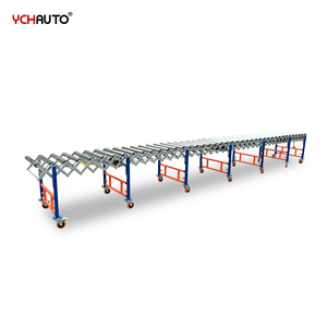 Línea de descarga de contenedores portátil Transportador de rodillos flexible automatizado Máquina de descarga de carga con CE para la venta - Product Image 6