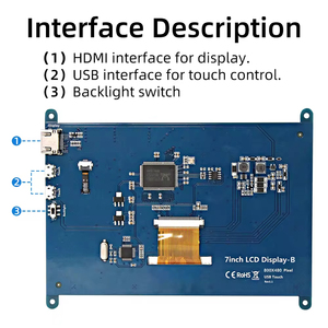 Kapazitiver 7-Zoll-IPS-LCD-Touchscreen mit einer Auflösung von 800*480 für Raspberry Pi - Product Image 5