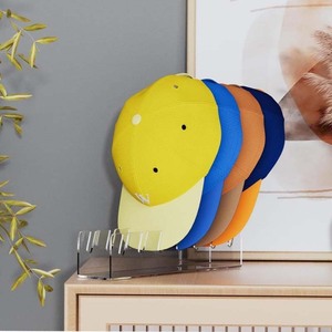 Giá trưng bày Mũ acrylic cho Mũ bóng chày, giữ 7 mũ, thích hợp cho tủ quần áo, phòng ngủ, bàn trang điểm và lưu trữ văn phòng. - Product Image 3