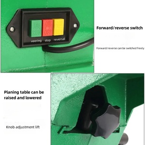 Sıcak satış 3-in-1 çok fonksiyonlu elektrikli ağaç işleme planyası tezgah üstü planya çok yönlü gördüm ağaç İşleme aleti - Product Image 5
