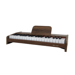 Rendimiento profesional Piano simulado de 37 teclas Mini teclado electrónico de 2,2 centímetros Sensor táctil de madera
