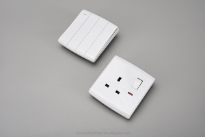 Klasse Neues Design 16A Multi-Funktion großer Knopf-Schalter 2-Gang-Wand-Stromschalter-Steckdose - Product Image 6