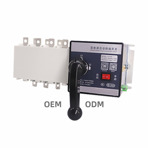 630A 400amp 250 Amperios interruptor de cambio interruptor de un solo polo interruptor de fuente de alimentación dual de 3 polos