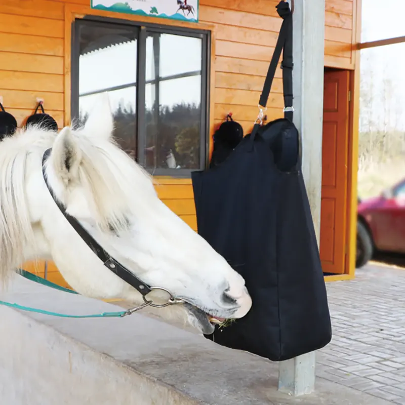 Снаряжение для верховой езды, сумка-тоут из Оксфордской ткани, водонепроницаемая сумка для хранения сена для лошадей