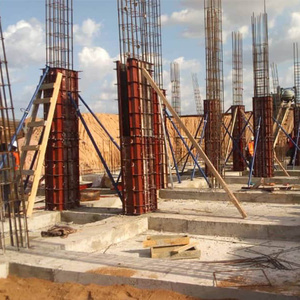 Encofrado de columna de acero para construcción de hormigón Sistema de encofrado de hormigón de chapa metálica - Product Image 2