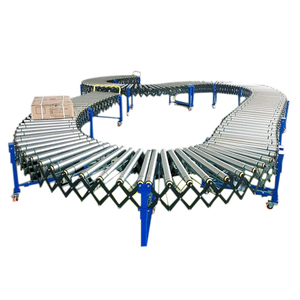 Sistema Automático de Transportador de Rodillos Flexible Industrial de Carga Pesada Línea de Montaje de Trabajo de Almacén de Fábrica - Product Image 2