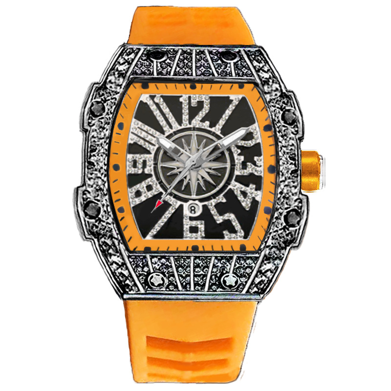Coque noire orange