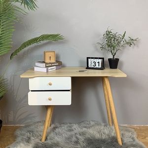 Mesa de estudio de madera, escritorio de ordenador portátil con almacenamiento, nuevo tipo - Product Image 2
