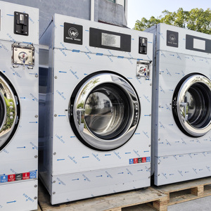 Commercial Laundry Equipment Fully Automatic Washer Extractor Hard Mount HighExtracting Rate Coin <strong>Operated</strong> Machines for Business - Product Image 2