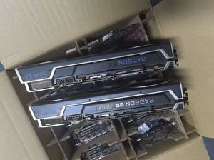 XFX RX6900XT Tarjeta gráfica de escritorio para juegos de 16GB, interfaz PCI Express que funciona bien, ventilador enfriador, interfaz de salida DVI de segunda mano