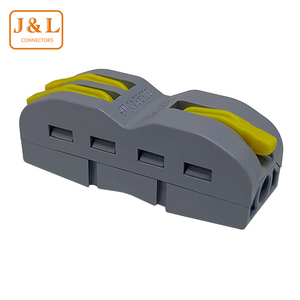 J & L通用插入式快速紧凑型电线快速杠杆螺母电线连接器端子块 - Product Image 1