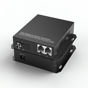 2-port telefono ricetrasmettitore ottico RJ45 fibra ottica convertitore PCM voce telefono ricetrasmettitore ottico interfaccia FC - Product Image 1