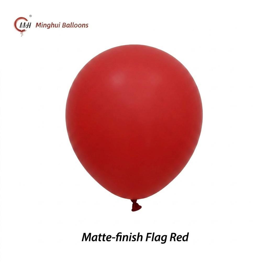 Matte-finish Flag Red