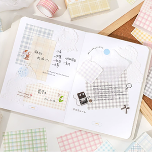 Bloc de notas Nota adhesiva Cute Multicolor Formas personalizadas 3*3 pulgadas para notas de escritura de diario escolar - Product Image 4