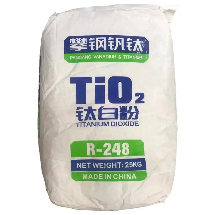 Dióxido de titânio de boa qualidade de baixo preço, R-248/R-258/R-298 tiografia grau azulejo usado para revestimentos, tinta, plástico, masterbatch, pintura