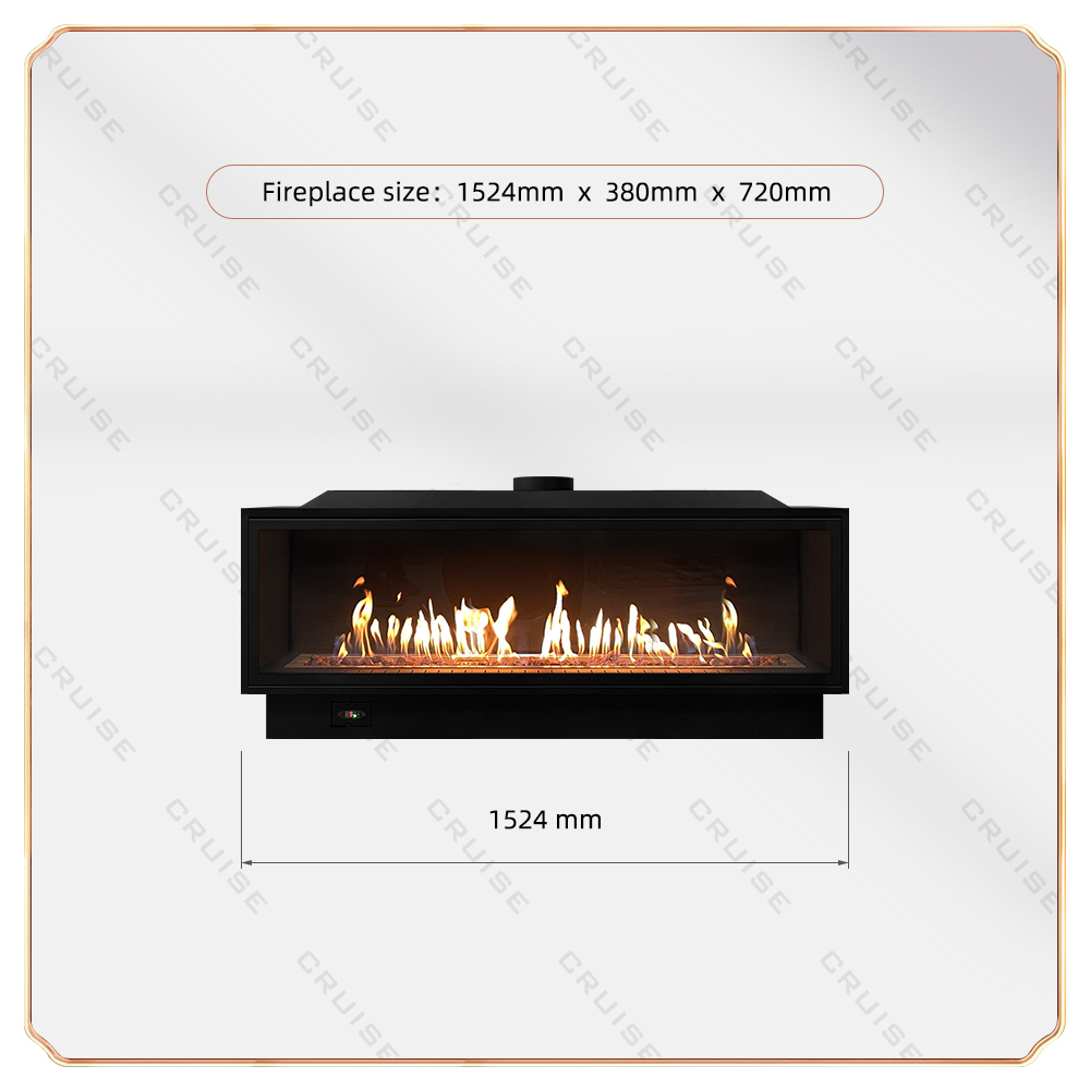 L1524-H720-D380mm 60inch