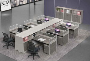 Prima 2025 <strong>Customized</strong> Modern <strong>Computer</strong> Position Partition Desk Manufacture Staff Work Desk Modular Grid Desk - Product Image 3