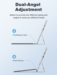 用于Surface pro 6/5/4/3的触控板内置键盘表面键盘 - Product Image 2