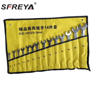 SFREYA S220A Wrench,Combination Set Carbon Steel Open End Combination Spanner Available in Multiple Sizes From 6mm to 32mm - Product Image 3