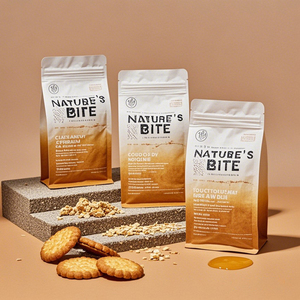 Custom Printed High <strong>Definition</strong> Aluminum Foil Heat Seal Nuts Packaging Bag Matte Finish Flat Bottom Resealable Mylar <strong>Pouch</strong>