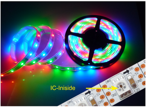 RGB Пиксельная Светодиодная лента программируемая Магическая Адресуемая RGBW 5V 12V WS2811 WS2814 Гибкая цифровая Пиксельная Адресуемая полоска для клуба - Product Image 6
