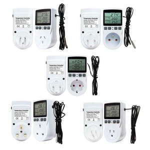 16A 220V Smart Thermostat Temperature <strong>Controller</strong> Socket Outlet with <strong>Timer</strong> Switch <strong>Sensor</strong> Probe Digital Heating Cooling Control
