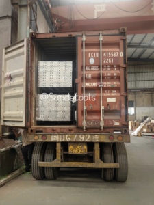 SANDE Sale Container Laderampe Korrosions schutz Stahls tapler Plattform Container Hohe Effizienz zum Be-und Entladen