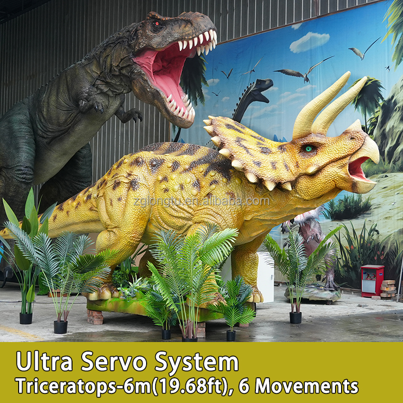 Ultra Triceratops-6m(19.68ft)-Servo System-6 Movements