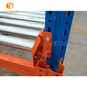 Palet akış rafı kargo depolama donanımları ulaşım palet yerçekimi depolama rafları akış rafı ing depo Industri raf - Product Image 5