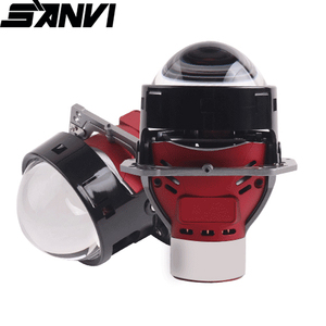 AFS Sanvi 60W 6000K araç aydınlatma sistemi, LED far güçlendirme süper parlak 3 inç Bi LED projektör Lens farlar - Product Image 3