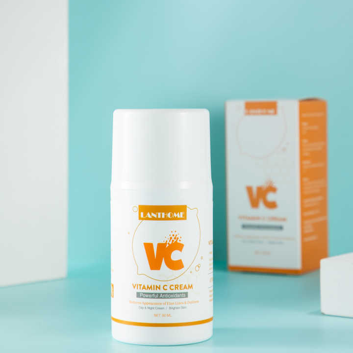 Crème Anti-âge éclaircissante à la vitamine C pour le visage, 50 ml