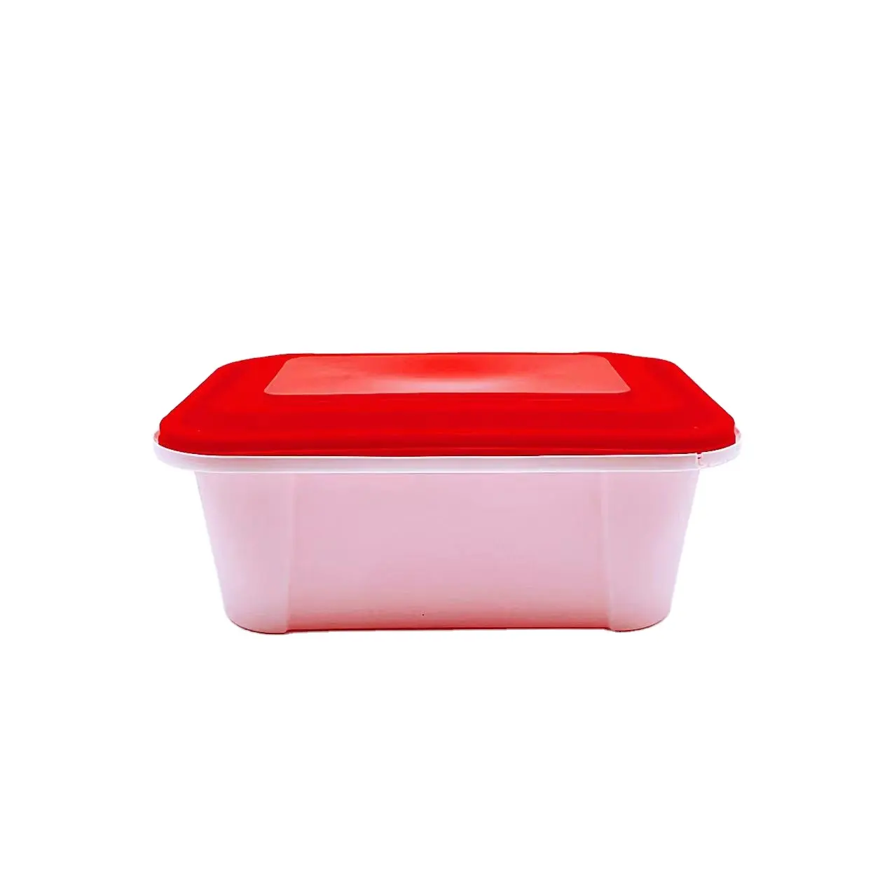 Scatola cibo monouso da asporto modellata ad iniezione anti-furto fibbia, scatola quadrata a microonde contenitore di plastica per alimenti