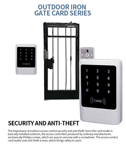Sistema de lector de tarjetas, Panel de teclado, Control de acceso de puerta, Rfid, disponible - Product Image 6