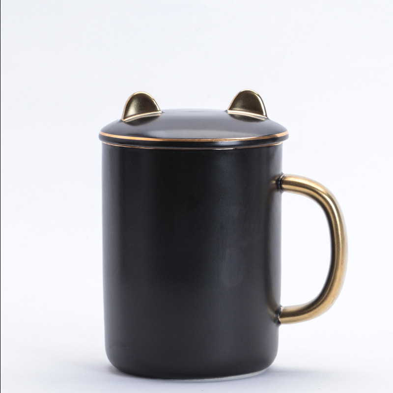 Couvercle de tasse noir