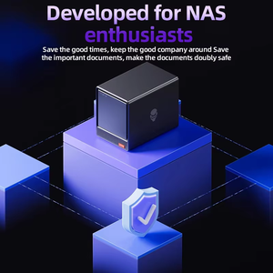 Wtr Pro AMD Ryzen 7 5825u 4 Vịnh NAS Mini PC, 16GB + 512GB, 4K HDMI, 2 * M.2 khe NVMe, 2.5/3.5 <span class=keywords><strong>satax</strong></span> 4 lưu trữ (lên đến 4*22TB) - Product Image 4