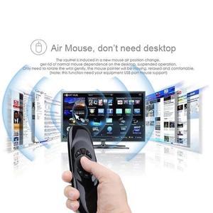 2,4G RF Control remoto Air Mouse inglés ruso español teclado inalámbrico retroiluminación de voz C120 para Android Smart TV Box - Product Image 5
