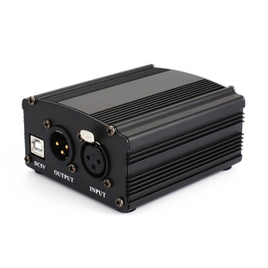Fuente de alimentación Phantom USB de 48V, Mini micrófono, condensador, equipo de grabación, micrófono de mano cardioide, conector XLR, inalámbrico de Metal - Product Image 3