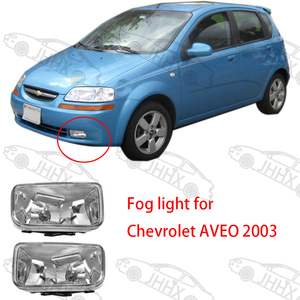 CHEVROLET AVEO2003用カーフロントバンパーフォグライトドライビングライト車用フロントフォグライトプロジェクターフォグランプランプ