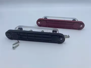 Kırmızı ve siyah Terminal Terminal bloğu güç dağıtımı 5/16 ''M8 bara 4 saplama kapaklı - Product Image 5