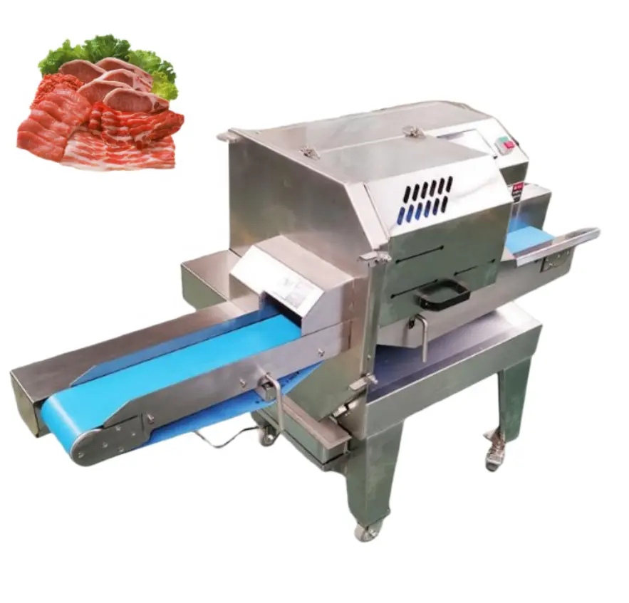 Juyou thịt bít tết cắt lát Máy nấu chín thịt cắt máy cắt xúc xích Slicer Máy Jerky Salami Slicer